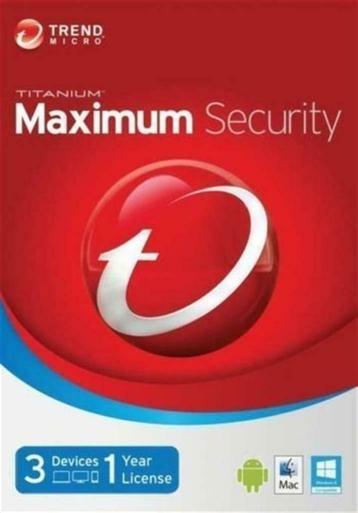 Trend Micro Maximum Security 2024 - 1-5 PC - 1-5 Jaar