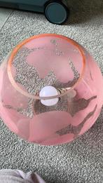 Roze glazen lamp Ikea, Knus, Gebruikt, Ophalen of Verzenden, Glas