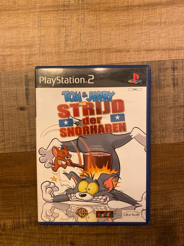 Tom & Jerry: Strijd der Snorharen PS2, Spelcomputers en Games, Games | Sony PlayStation 2, Gebruikt, Vechten, 2 spelers, Vanaf 7 jaar