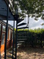 Zware stalen wenteltrap, Doe-het-zelf en Verbouw, Ladders en Trappen, Ophalen, Gebruikt, Trap, 2 tot 4 meter