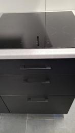 NIEUWE BRUYNZEEL "LEISTEEN" Keuken 300 cm / INNOVARE OUTLET, Zwart, Nieuw, Enkelwandige keuken, Kunststof
