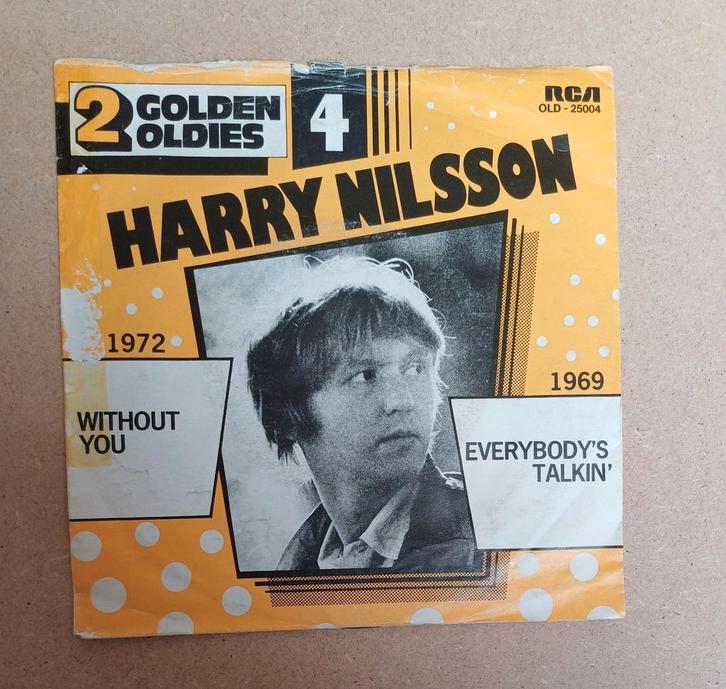 Harry Nilsson - Without You/Everybody's Talking, Cd's en Dvd's, Vinyl Singles, Gebruikt, Single, Pop, 7 inch, Ophalen of Verzenden