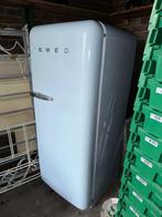 SMEG koelkast lichtblauw, Met vriesvak, Gebruikt, 45 tot 60 cm, Ophalen