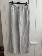 Dames broek van Just-B lichtgrijs linnen maat 34, Kleding | Dames, Ophalen, Zo goed als nieuw, Just B, Maat 34 (XS) of kleiner