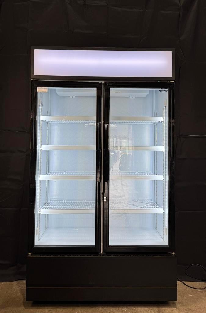 Nieuwe/showroom glazendeur vriezers en koelingen -40%, Witgoed en Apparatuur, Vriezers en Diepvrieskisten, Zo goed als nieuw, Vrijstaand
