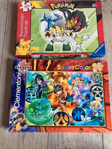 Puzzels 5,- per stuk: dieren, pokemon, bibliotheek beschikbaar voor biedingen