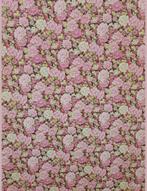 6935 Brocante bloemenveld origineel vintage behang swiet, Huis en Inrichting, Stoffering | Behang, Ophalen of Verzenden, 25 tot 50 m²