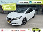 Nissan LEAF Tekna 40 kWh *Gratis Laadpaal!*, Gebruikt, 150 pk, Leder en Stof, Wit