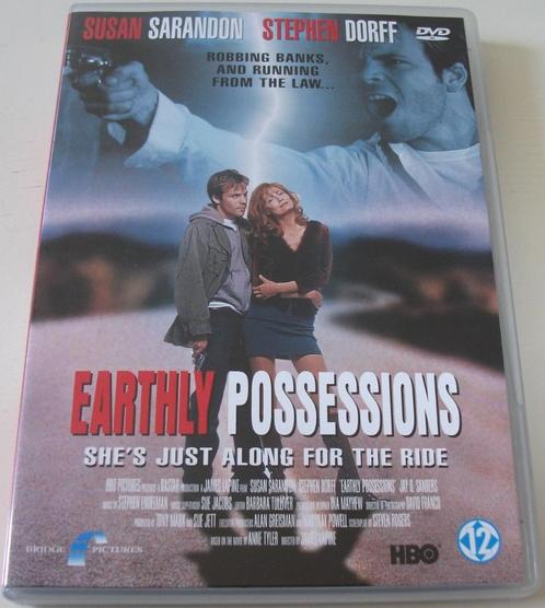 Dvd *** EARTHLY POSSESSIONS *** Running from the law..., Cd's en Dvd's, Dvd's | Drama, Zo goed als nieuw, Drama, Vanaf 12 jaar