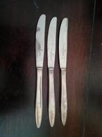 Van Kempen & Begeer verzilverde ontbijtmessen, 3st, Antiek en Kunst, Ophalen of Verzenden