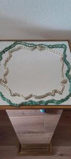 2 leuke vintage kettingen. 1 Jade 1 Double, Sieraden, Tassen en Uiterlijk, Antieke sieraden, Ophalen of Verzenden, Overige materialen
