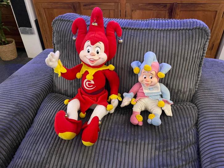 Oude knuffels uit de Efteling van Pardoes en Pardotje, Verzamelen, Efteling, Gebruikt, Beeldje of Poppetje, Ophalen of Verzenden