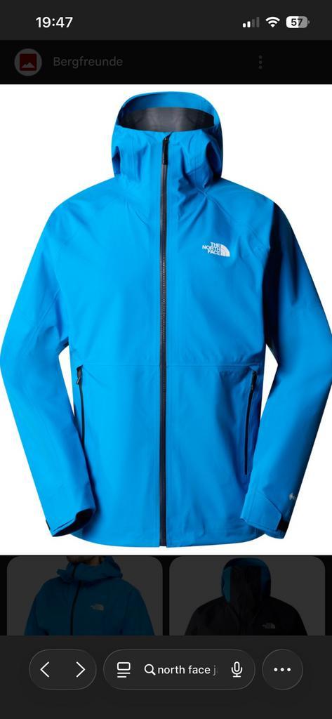 The North Face Jazzi GTX JAS, Kleding | Heren, Sportkleding, Nieuw, Wandelen of Outdoor, Maat 46 (S) of kleiner, Blauw, Ophalen of Verzenden