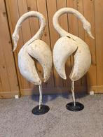 Vintage Zwanen Beelden, Huis en Inrichting, Woonaccessoires | Overige, Ophalen of Verzenden, Gebruikt