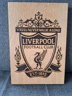 Fc liverpool logo op hout gebrand, Verzamelen, Sportartikelen en Voetbal, Ophalen of Verzenden, Nieuw, Buitenlandse clubs, Overige typen