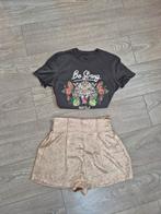 Goud kort broekje. S, Overige kleuren, Kort, Verzenden, Zo goed als nieuw