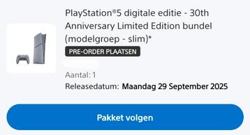 PS5 Slim Digital – 30th Anniversary Edition – NIEUW  beschikbaar voor biedingen