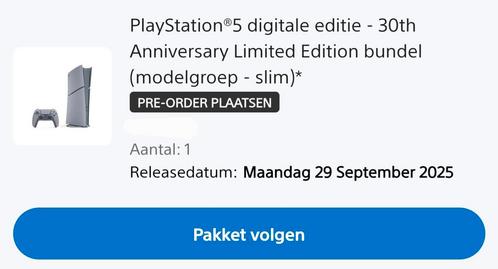 PS5 Slim Digital – 30th Anniversary Edition – NIEUW, Spelcomputers en Games, Games | Sony PlayStation 5, Nieuw, Ophalen