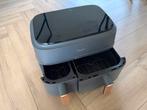 Philips dubbele Airfryer NA352 - weinig gebruikt, Ophalen, Zo goed als nieuw, Airfryer XXL, 1500 gram of meer
