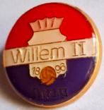 Willem II-clubspeld groot model rond (pin), Verzamelen, Speldjes, Pins en Buttons, Verzenden, Zo goed als nieuw, Sport, Speldje of Pin