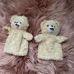 Robijn beertjes, handpop / twee stuks / 20 cm, Verzenden, Zo goed als nieuw, Overige typen