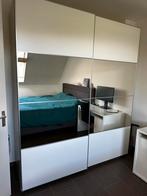 Ikea kledingkast met spiegeldeuren echt als nieuw!!!, Ophalen, 200 cm of meer, 150 tot 200 cm, Glas