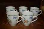 Janneke Brinkman, JBS, 5 koffiekopjes Fruit & Flowers, Keramiek, Ophalen of Verzenden, Zo goed als nieuw, Overige stijlen