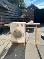 Houten Wasmachine met Strijkplank - Zo Goed Als Nieuw!, Ophalen of Verzenden, Zo goed als nieuw, Hout, Speelkeuken-accessoire