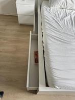 Ikea bed MALM, Ophalen, Wit, Tweepersoons, Zo goed als nieuw