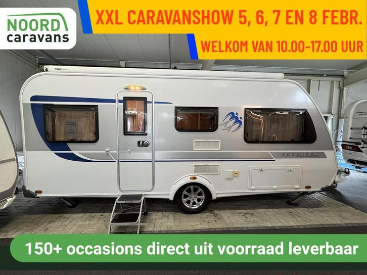 Knaus SUDWIND SILVER SEL. 500 EU,LEVEL SYST,MOVER,ENKEL BED., Caravans en Kamperen, Caravans, Bedrijf, tot en met 4, 1000 - 1250 kg