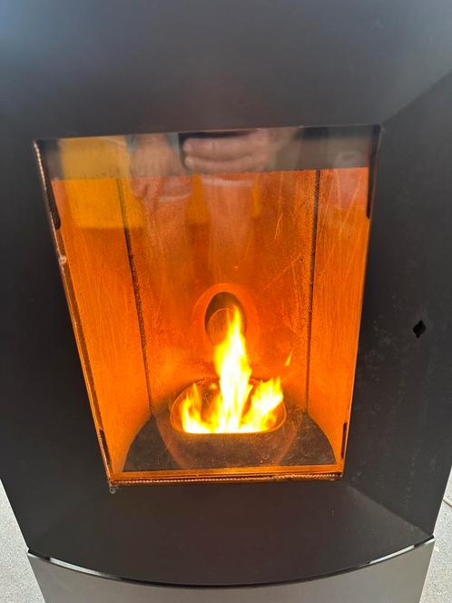 Pelletkachel van het topmerk Rika, Huis en Inrichting, Kachels, Zo goed als nieuw, Pelletkachel, Overige brandstoffen, Ophalen