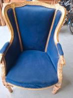 Nieuwe barok stoel met rijk bewerkt lijst royal blauw, Huis en Inrichting, Stoelen, Ophalen, Nieuw, Blauw, Eén