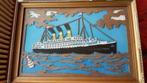 houten schilderij SS Statendam. Fantastisch gemaakt., Antiek en Kunst, Ophalen