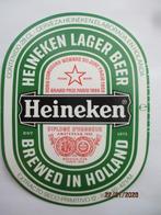 bieretiket Nederland 27-1 (9L) heineken, Verzamelen, Biermerken, Ophalen of Verzenden, Nieuw, Overige typen, Heineken