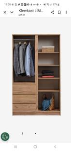 Grijze kledingkast - Zo goed als nieuw!, Ophalen, Overige materialen, 100 tot 150 cm, Zo goed als nieuw