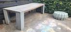 Steigerhouten tuin tafel, Tuin en Terras, Ophalen, Gebruikt, Rechthoekig, Hout