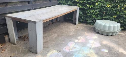 Steigerhouten tuin tafel, Tuin en Terras, Tuintafels, Gebruikt, Rechthoekig, Hout, Ophalen