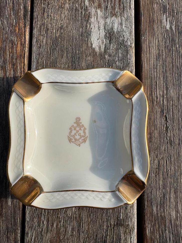 Hapag Lloyd Asbakje - Puntgaaf, Antiek en Kunst, Antiek | Keramiek en Aardewerk, Ophalen of Verzenden