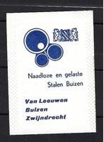 434 Zwijndrecht VAN LEEUWEN BUIZEN, Ophalen of Verzenden, Nederland
