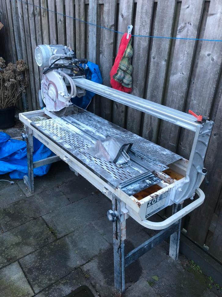 tegel zaagmachine zoe 105 raimondi, Doe-het-zelf en Verbouw, Gereedschap | Zaagmachines, Gebruikt, Overige typen, 1200 watt of meer