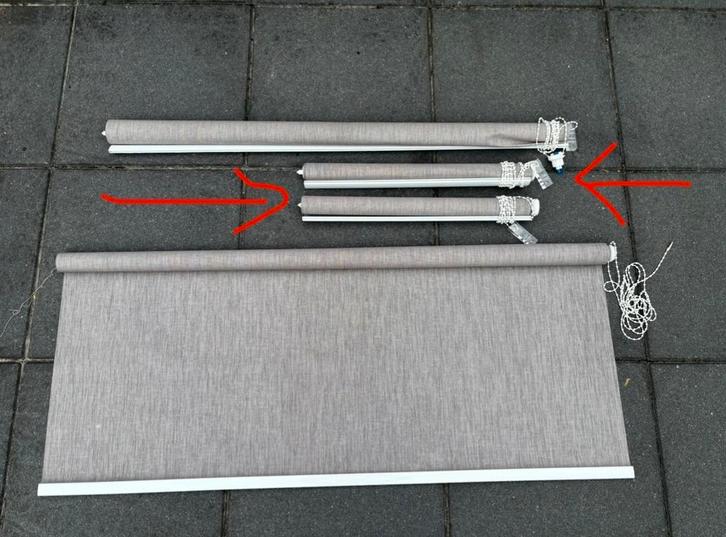 Gamma Rolgordijnen Bruin (1038) 61x175 cm, Huis en Inrichting, Stoffering | Gordijnen en Lamellen, Zo goed als nieuw, 150 tot 200 cm