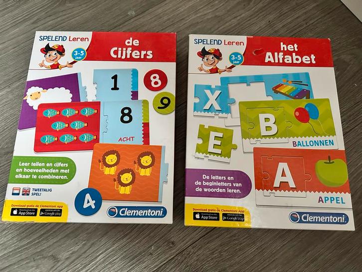 Clementoni Spelend Leren - Alfabet en Cijfers, Kinderen en Baby's, Speelgoed | Educatief en Creatief, Zo goed als nieuw, Taal en Lezen