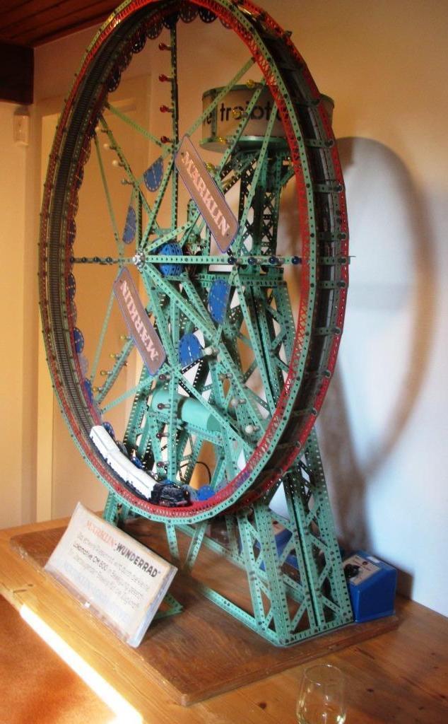 Märklin H0 REUZENRAD 1956 werkend etalagemodel met modelrail, Hobby en Vrije tijd, Modeltreinen | H0, Gebruikt, Brug, Tunnel of Gebouw