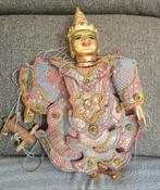 Handgemaakt Thaise houten marionetten., Huis en Inrichting, Ophalen of Verzenden, Zo goed als nieuw