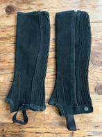 Echt leer dames chaps/beenkappen suede zwart, maat S - nieuw, Ophalen of Verzenden, Dames, Schoeisel, Nieuw