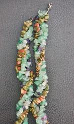 halssieraad half edelstenen , 50 cm. goed slot, Overige materialen, Overige kleuren, Ophalen of Verzenden, Zo goed als nieuw