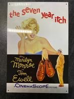 Metaal bord Marilyn Monroe, The seven year itch, Ophalen of Verzenden, Nieuw, Reclamebord