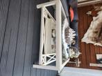 Mooie Brokante salontafel, Gebruikt, Vierkant, Ophalen of Verzenden, Minder dan 50 cm