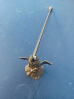 Vintage messing kaarsendover met engel, Antiek en Kunst, Ophalen