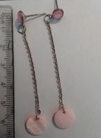 --- Roze hang oorbellen ---, Ophalen of Verzenden, Nieuw, Roze, Overige materialen